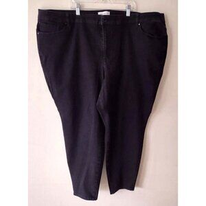 Lane Bryant Skinny Black Jeans Size 50x27 High Rise Stretch Denim High Waist